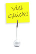 Viel Glück Memo