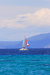 Sailing yacht in the Aegean