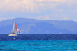 Sailing yacht in the Aegean