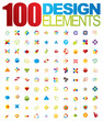 100 Vector logo and design elements 100 Vector logo and design elements