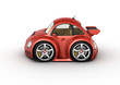 Red sport car (3d isolated micromachines series)