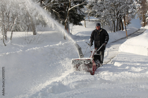 Foto: Schneefräsen Schneefräsen