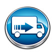 Blue transportation icon. Blue transportation icon.