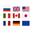g8 flags of great eight of the world