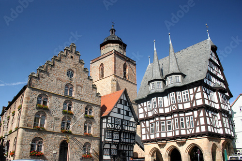 Historische Altstadt von Alsfeld u.a. mit Rathaus