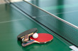 Table tennis rackets and ball Table tennis rackets and ball