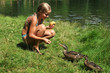Enten füttern