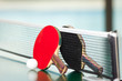 Table tennis rackets and ball Table tennis rackets and ball