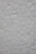 Surface of white polyfoam close up