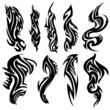 vector illustration tattoo design set vector illustration tattoo design set