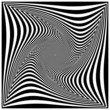 Schwarz-weiße Spirale