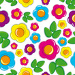 Easter Floral  Seamless background