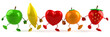 Coeur et fruits