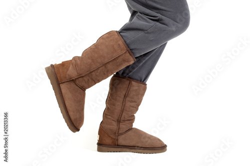 walking high boots