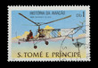 african mail stamp feturing the Sikorsky VS 300 helicopter