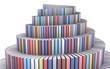 Tower of Babel created from books