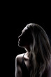 portrait of a beautiful blonde woman