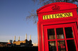 Battersea Power Station with red phone box