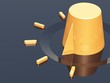 Drehknopf gold