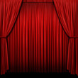 Red Stage Curtain Red Stage Curtain