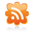 RSS vector button