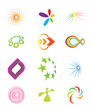 Colorful vector symbols