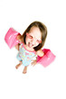 little girl with crooked teeth