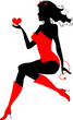 Devil girl with heart Devil girl with heart
