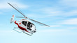 hélicoptère de secours