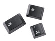 Photo: Ctrl+Alt+Del keys Ctrl+Alt+Del keys