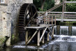 Mühlrad der Ölmühle in Lemgo-Brake