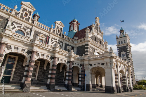 Photo: trainstation in Dunedin, New Zealand trainstation in Dunedin, New Zealand