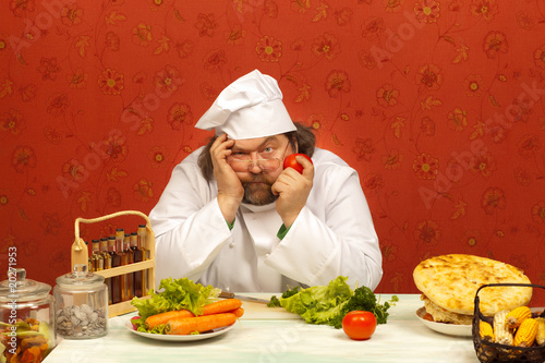Photo: Tired cook Tired cook