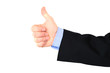 Photo: Thumb's up by a businessman. Approval, Good Work! Thumb's up by a businessman. Approval, Good Work!