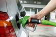 pumping gasoline on the car