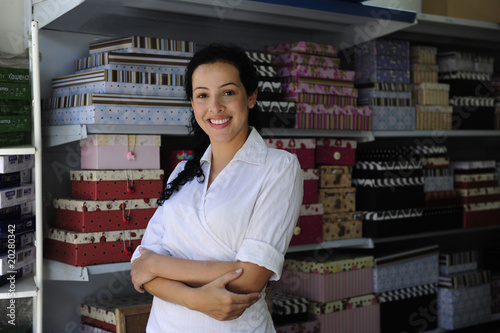 Photo: small business: portait of a retail store owner small business: portait of a retail store owner