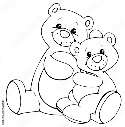 Vektor: Bären, Teddys, Bär, Teddy, Stofftiere, Stofftier Bären, Teddys, Bär, Teddy, Stofftiere, Stofftier