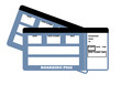 Illustration: Two blank tickets Two blank tickets