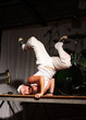 Freestyle hip-hop dancer