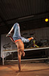 Freestyle hip-hop dancer