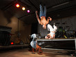 Freestyle hip-hop dancers