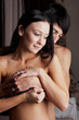 Intimate young lovers