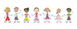 ribambelle enfants mouvements