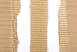 Corrugated cardboard border