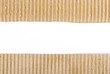 Corrugated cardboard border