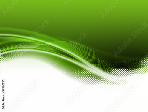 Volute et vague verte