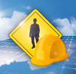 worker photovoltaic