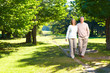 elderly seniors couple