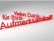 Vielen Dank für Ihre Aufmerksamkeit