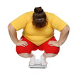 overweight women on scales overweight women on scales